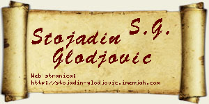 Stojadin Glođović vizit kartica
